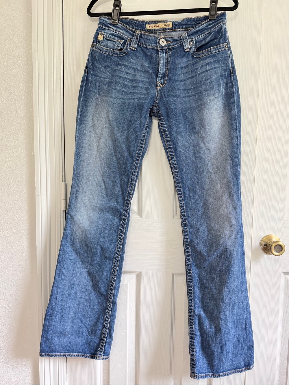 Big Star Maddie bootcut jeans y2k 2000s low rise western cowgirl denim 29L